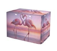 RPLIFE Valentine Housse de cage pour chien Motif flamants roses Taille S à XL