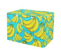 RPLIFE Yellow Bananas Housse de cage pour chien résistante à l'eau, résistante au vent Taille S à XL Turquoise Taille M