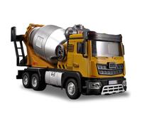Rppiup Camion Enfant Tracteur Jouet, 1:40 Métal Pelleteuse Enfant avec Son et Lumière, Excavatrice Enfants, Digger Jouets, Véhicule de Construction Garçons 3 4 5 6 Ans (Bétonnière)