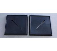 Rpr74028 2in Square Plastic Miniature Gaming Base With Slot (Pack Of 10) Reaper Miniatures