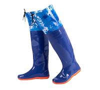 RPXHZLKTM Cuissardes de Chasse Cuissardes en néoprène Bleu, Cuissardes Camouflage Confortables, Pas Facilement déformables, for l'agriculture, Les Lacs et Le Sable(5.5)