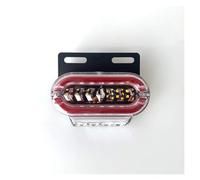 RQHTHTR Voiture Feux Arrières Feux De Position Pour Camions 10x24V Feux Gabarit Remorque LED Éclairage De Tracteur Et Van Feu De Position Latéral Ambre Blanc Bleu Rouge(Rouge)