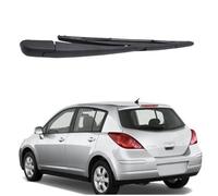 RQLCS Balai et Bras D'essuie-Glace Arrière pour Nissan Versa 2007-2011, Remplacer l'essuie-Glaces Essuie-Glace Arrière Kit D'essuie-Glaces
