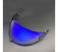 RQLCS Visiere Casque Moto pour HJC C70 FG-17 IS-17 FG-St HJ-20ST, Remplacement de Visière Lentille Casque Bouclier Vent Multicolore Résistant aux Rayures,Normal-C Deep Revo Blue