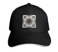 RQLNBOBZ Casquette de Baseball Lone Star Quilt, Courtepointe, Courtepointe Texas, Motif Courtepointe étoile, Chapeau d'hiver pour Homme, Alpiniste