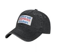 RQLNBOBZ Casquette de Baseball National Express Custom Golf thé Noir pour Femme et Homme