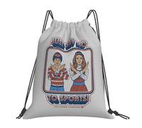 RQLNBOBZ Dites non aux sacs à dos de sport aux sacs à cordon portables et tendance aux articles divers aux sacs à livres pour les voyages et l'école