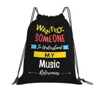 RQLNBOBZ Je recherche quelqu'un pour comprendre mes références musicales. Sacs à dos sacs à cordon sacs à chaussures livres pour étudiants en voyage.