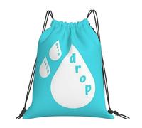 RQLNBOBZ Sacs à dos Drip Drip Drop sacs à cordon portables et décontractés sacs de sport sacs à livres pour étudiants en voyage
