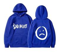 RQLNBOBZ Sweat à Capuche imprimé Junior H Sad Boyz World Tour Sweat-Shirt Long à Manches Hip-hop Streetwear pour Hommes et Femmes vêtements à Capuche