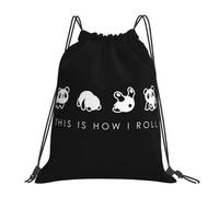 RQLNBOBZ Voici comment je roule des sacs à dos des sacs à cordon des sacs de sport des sacs à livres pour les voyages et l'école
