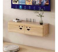 RQLSSSLMXJ Meuble TV Suspendu Moderne avec tiroirs de Rangement et système de Gestion des câbles, Console multimédia Murale pour Salon, Chambre, Bureau - Meuble TV élégant et Fonctionnel