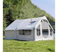 RQLSSSLMXJ Tente de Camping Gonflable, Tente aérée à Montage Rapide avec poêle pour Les Aventures familiales en Plein air