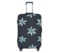 RQMPHUGNCF Belle camélia Valise Housse de protection pour bagages Matériau haute élasticité pour voyageurs Blanc L, blanc, L