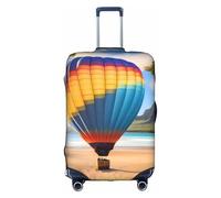 RQMPHUGNCF Hawaii Hot Air Balloon Valise Housse Bagages Housse de Protection Haute Élasticité Matériel pour Voyageurs, blanc, Large