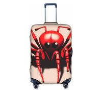 RQMPHUGNCF Jolie petite araignée rouge, housse de protection pour bagages, matériau haute élasticité pour voyageurs, blanc, L, blanc, L