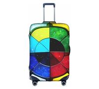 RQMPHUGNCF Shine In All Directions Housse de protection pour valise, matériau haute élasticité, pour voyageurs, blanc, taille XL, blanc, XL