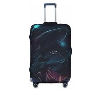 RQMPHUGNCF The Girl In The Dream Valise Cover Bagages Housse de Protection Haute Élasticité Matériel pour Voyageurs, blanc, Medium