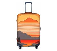 RQMPHUGNCF Tree Hills And Rivers Housse de protection pour valise, matériau haute élasticité, pour voyageurs, blanc, XL, blanc, XL