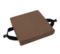 Rr tianshi Coussin de siège de Chaise antidérapant, Coussin de siège de Tabouret carré Doux, Coussin de siège de Chaise de Salle à Manger pour l'école, la Maison et la Cuisine (40x40x5cm,Brun foncé)