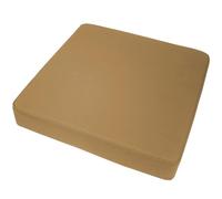 Rr tianshi Coussin de siège de Chaise d'extérieur imperméable, Coussin de Chaise en Cuir PU antidérapant, Coussin de Chaise de Salle à Manger pour Le Patio, Le Bureau à Domicile (35x35x8cm,Beige)