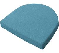 Rr tianshi Coussin de siège de Chaise épais 3/5/8cm,Coussin de siège de Salle à Manger en Forme de U,Coussin de Chaise antidérapant pour la Maison, la Cuisine, Le Patio et Le Bureau (48x48x5cm,Bleu)