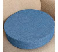 Rr tianshi Galettes de chaise rondes épaisses et lavables pour intérieur, bureau, terrasse - 30 x 30 x 8 cm, bleu marine