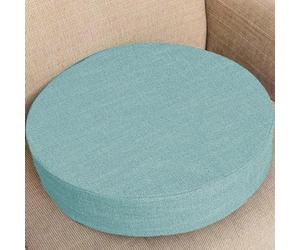 Rr tianshi Galettes de chaise rondes épaisses et lavables pour intérieur, bureau, terrasse - 30 x 30 x 8 cm, bleu