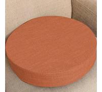 Rr tianshi Galettes de chaise rondes épaisses et lavables pour intérieur, bureau, terrasse - 45 x 45 x 8 cm, orange