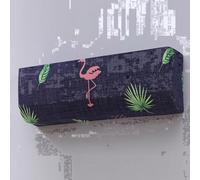 Rr tianshi Housse anti-poussière pour climatiseur à suspendre - Élastique - Fixation murale - Protection contre la poussière (1 pièce, A)