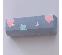 Rr tianshi Housse anti-poussière pour climatiseur à suspendre - Élastique - Fixation murale - Protection contre la poussière (1 pièce, L)