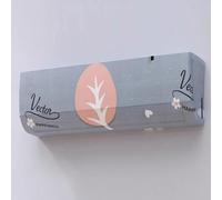 Rr tianshi Housse anti-poussière pour climatiseur à suspendre - Élastique - Fixation murale - Protection contre la poussière (1 pièce, M)