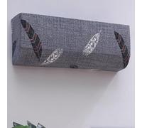 Rr tianshi Lot de 1/2/4/6 housses de climatiseur à suspendre, housses de climatiseur tout comprises, protection lavable et anti-poussière (2 pièces, H)