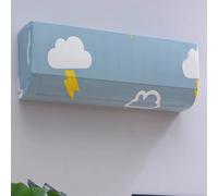 Rr tianshi Lot de 1/2/4/6 housses de climatiseur à suspendre, housses de climatiseur tout comprises, protection lavable et anti-poussière (2 pièces, I)