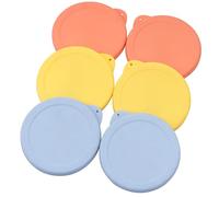 RR100 lot de 6 couvercles en silicone pour Weck Jars, pour modèles 738, 739, 740, 741, 742, 743, 744, 745, 748, 974, sans BPA, allant au lave-vaisselle et au micro-ondes