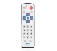 RR1002 Télécommande universelle pour TV 1 appareil - Simple étanche avec facile à nettoyer Surface TV Télécommande universelle - Hospitalité