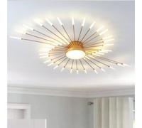 RRBEST Plafonnier LED Moderne Pour Salon,Acrylique Luminaire Plafonnier,Intérieur Design lampes de décoration pour salon chambre à coucher et salle à manger(Or,42+1 Tête)