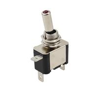 RRBXXUYN 1Pcs LED Light Red Car Ignition switchtoggle Switch 12V 20A Rocker Switch