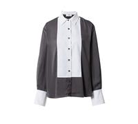 RÆRE by Lorena Rae Chemisier 'Erin' gris / blanc, Taille XL