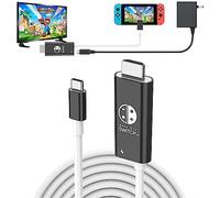 RREAKA Switch Dock for Nintendo Switch OLED, 4 in 1 Switch TV Adapter with 4K HDMI, USB 3.0 Port, Type C 100W Charging, Portable Switch Docking Station Travel, for Samsung Dex S24