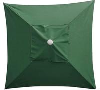 RRHCW Toile Parasol 2x2M,Auvent De Rechange pour Parasol,Parasol De Jardin Extérieur 4 Baleines, Tissu De Rechange Carré pour Parasol, Parasol De Jardin, Terrasse-Green
