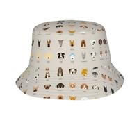 RRhgipp Chapeau de soleil pour race de chien - Chapeau de soleil pour printemps, plage, golf, pêche, vacances en plein air, hommes et femmes - Noir