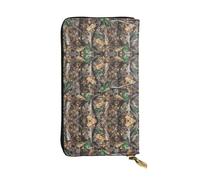 RRhgipp Cold Tree Portefeuille en cuir avec blocage RFID pour femme Motif camouflage