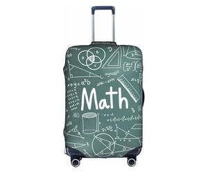 Rrhgipp Formulas Shapes Theory Math Lesson Word Housse de protection lavable pour valise de voyage élastique, blanc, M
