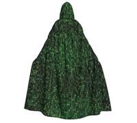 RRhgipp Hacker Era Cape à capuche unisexe pour adulte - Longue cape à capuche - Cape de vampire - Costume de sorcière - 150 cm
