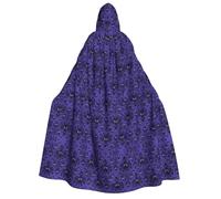 RRhgipp Haunted Mansion Cape à capuche pour adulte Unisexe Longue cape à capuche Cape de vampire Cape Sorcière Costume Cadeau 150 cm