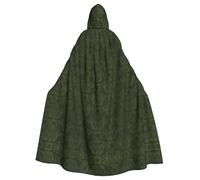 RRhgipp Hunter Cape à capuche longue avec motif pétales floraux pour vampire, sorcière, carnaval, Halloween, magicien, 147,3 cm