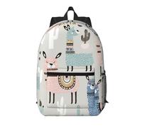RRhgipp Llama Cactus Sac à dos de voyage pour ordinateur portable 43,2 cm Grand format école garçon fille femme homme d'affaires sac d'ordinateur cadeau
