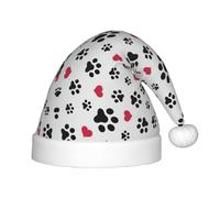 RRhgipp Lot de chapeaux de Père Noël pour enfant Motif patte de chat