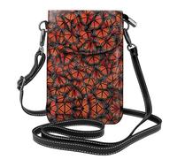 RRhgipp Monarch Butterflies Sac à bandoulière en cuir synthétique pour femme Petit sac à main pour téléphone portable